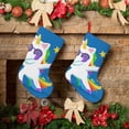 thumbnail image 6 of Defioc Cool Unicorn Star Golden for Christmas Stockings 18" Personalized Holiday Stocking for Family, Farmhouse Decor, Xmas Tree Decoration, 1 Pack, 6 of 7