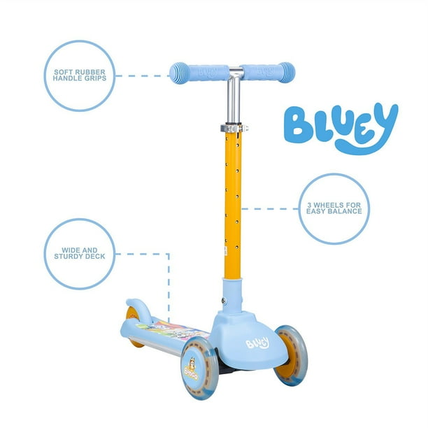 ◆ Happy Lucky  ③ Joy Scooter for Kids- Toddler 3-Wheel Kick Scooter with LED