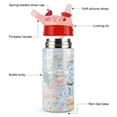 thumbnail image 3 of Cute Cinnamoroll Kids Insulated Stainless Steel Water Bottle with Straw Vacuum Reusable Leak Proof Water Cup Boys Girls, 3 of 8