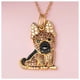 thumbnail image 3 of Collar de Cadenas y Circonia DogNeck11 3Pzas Pastor Alemán Dorado Metal Cadena y Dije High Monaco, 3 of 4