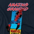 thumbnail image 3 of Marvel Comics Mens Amazing Grandad Spider-Man Corner Box T-Shirt, 3 of 4
