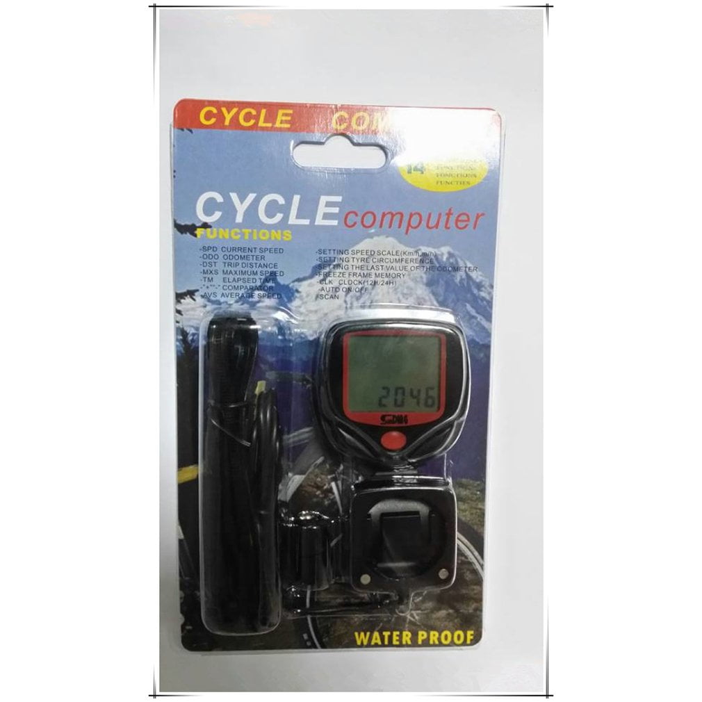 SUNDING Bike Computer Speedometer Wireless Waterproof Bicycle Odometer
