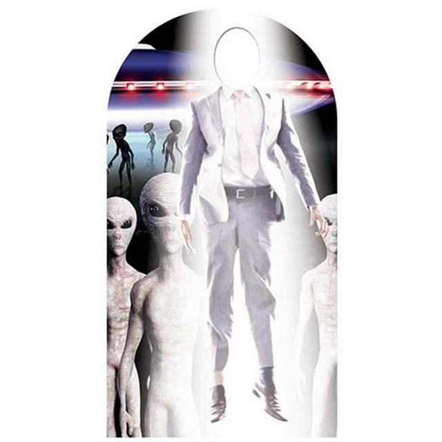 Star Cutouts SC1096 Stand d'Enlèvement Extraterrestre dans la Vie Découpe de Carton & Standee