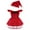 Red, variant on Alvivi Baby Girls Christmas Dress Sequined Santa Claus Princess Tutu with Hat