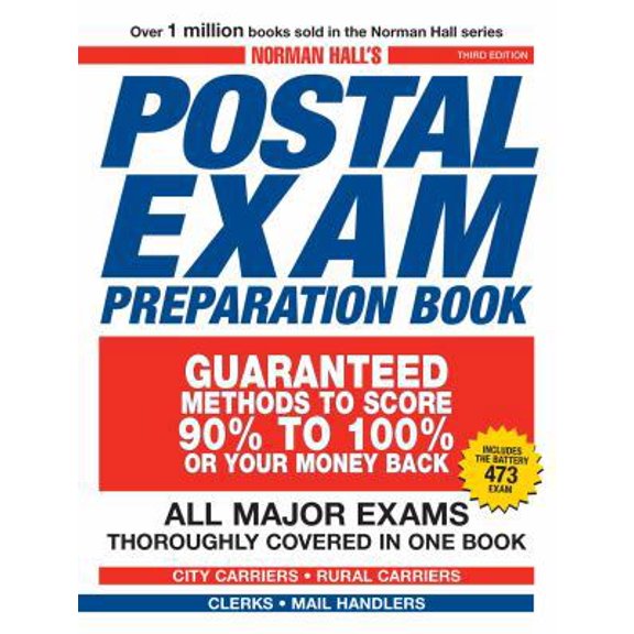 Pre-Owned Norman Hall's Postal Exam Preparation Book: All Major Exams Thoroughly Covered in One Book (Paperback) 1598698532 9781598698534