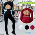 thumbnail image 3 of Mujeres Acanalado Crop Tank Pantalones cortos de cintura alta Conjuntos de yoga Conjuntos Sartenes Top Traje de dos piezas Hollow Out Fridja  fhjkhfk457081, 3 of 3
