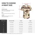 thumbnail image 4 of Womens Short Sleeve T Shirts Casual V Neck Tops Tee, Italy Italian Pattern Vintage, 4 of 6