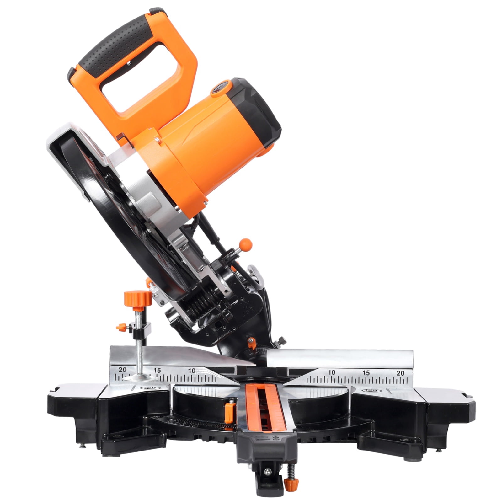 10-Inch Single Bevel Sliding Miter Saw with 2-Speed (5000/3200 RPM), 48T Blade, 3.5x13" Cutting Capacity, ETL Certified