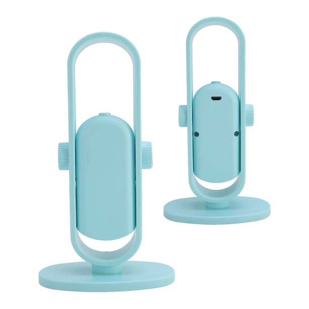 Luz De Escritorio USB, Mini Lámpara De Escritorio Recargable Azul Con Rotación De 360 grados, Luz, Batería De 250mAh Para Dormitorio De Oficina