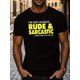 thumbnail image 1 of Men's "I'm Not Always Rude & Sarcastic" Graphic T-Shirt - Short Sleeve, Crew Neck, Machine Washable - Casual All-Season Top, 1 of 5