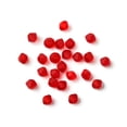 thumbnail image 4 of 24pc Preciosa® Crystal Beads Czech Crystal Bicone(451 69 302 Rondelle) 90070 840 Light Siam Matt 3mm Hole: 0.8mm, 4 of 6