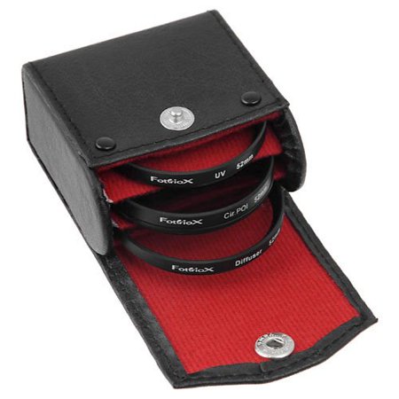 Fotodiox Filter Kit Fotodiox Filter Kit, UV, Circular Polarizer, Soft Diffuser For Canon, Nikon, Sony, Olympus, Pentax, Panasonic Camera Lenses. ()