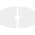 thumbnail image 4 of 36"W x 24"H x 4"ID x 19 1/2"C x 1"P Kailey Architectural Grade PVC Contemporary Ceiling Medallion, Two Piece, 4 of 11