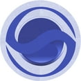 thumbnail image 1 of Ahgly Tapis Rond Lavable en Machine Intérieur Transitionnel Bleu Céleste, 5 Pieds Rond, 1 of 7