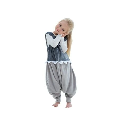 

YDOJG Bodysuits for Boys Girls Toddler One-Pieces Baby Animal Cartoon Soft Jumpsuit Wearable Blanket Sleep Bag Grey 1-3 Years