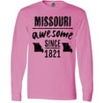 thumbnail image 3 of Inktastic Missouri Awesome Since 1821 Long Sleeve T-Shirt, 3 of 5