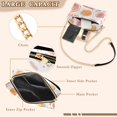 thumbnail image 3 of FORMRS Women Crossbody Purse with Chain Strap Vegan Leather Shoulder Handbag, Citrus Slice, 3 of 7