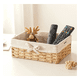thumbnail image 3 of "3 Cestas De Almacenamiento De Mimbre Tejidas A Mano Estantes Belug, Beige ", 3 of 5
