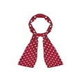 thumbnail image 5 of INSPIRE CHIC Women's Polka Dots Skinny Scarf Head Neck Wrap Neckerchief Hair Band Red, 5 of 5