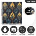 thumbnail image 5 of Yayeee Magnetic Dishwasher Cover for The Front Decoration Home Kitchen Machine Sticker Protector, Navy Blue Art Pattern, 5 of 6