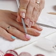 thumbnail image 4 of DECORNIJIA 4Pcs Triangular Cuticle Pusher Silver Color Nail Remover for DIY Nail Art at Home, 4 of 7