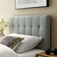thumbnail image 4 of Modway Lily Twin Upholstered Fabric Headboard in Gray, 4 of 9