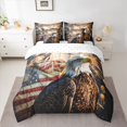 thumbnail image 2 of Manfei Animal Eagle 7-Piece Twin Bedding Sets for Teens Female Men,USA Flag Bedding Comforter Set,Independence Day Firework Breathable Sheet Sets,Breathable Home Decor, 2 of 8
