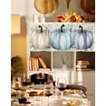 thumbnail image 3 of Valances for Windows Fall Watercolor Rod Pocket Cafe Window Treatments Valance Curtains for Kitchen Bathroom Laundry Basement Windows 42"x18", 3 of 6