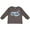 Charcoal Grey, variant on Big Bro Boys Airplane Brother Announcement Boys Long Sleeve Toddler T-Shirt