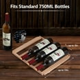 thumbnail image 6 of M optimized Compressor Wine Cooler, Freestanding Beverage Refrigerator, Wine Cellar with Adjustable Temp Control for Home Office Hotel Bar, 14/18/28 Bottle, 6 of 9