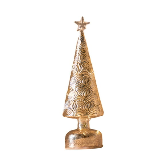 Lámpara de mesa jinwen luz LED de cristal decoración de noche árbol de Navidad Estilo B