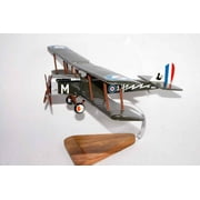 Airco DH-4 (N5997) Model, Mahogany, WWI, RAF, Army Air Corps, 1/30th Scale