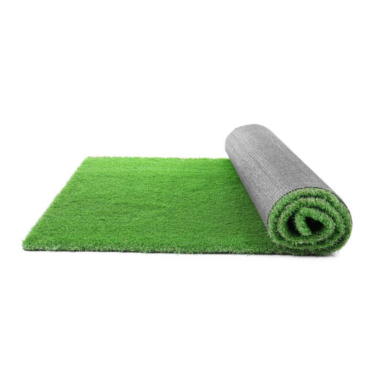 Qpets Professional Dog Grass Mat 3' x 6.6 inch, Artificial Turf Has Drainage, Green