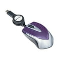 thumbnail image 1 of Verbatim Mini Travel Mouse - Mouse - optical - 3 buttons - wired - USB - purple, 1 of 5