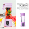 thumbnail image 3 of Procesadora Portátil Mini Vaso Licuadora Shaker Recargable Gaon Violeta, 3 of 5
