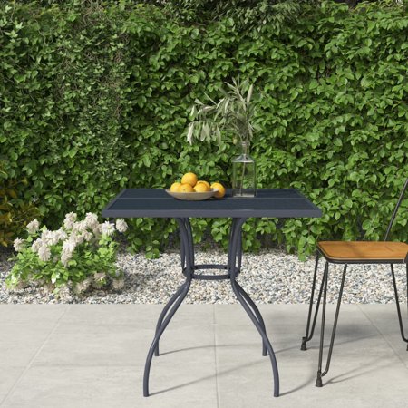 moobody Patio Table Anthracite 31.5 x31.5 x28.5  Steel Mesh