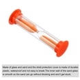 thumbnail image 3 of Uxcell 1 Minute Sand Timer, 6pack Small Sandy Clock, Count Down Sand Glass Orange, 3 of 5