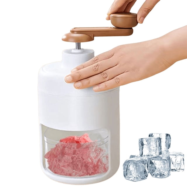 Máquina Trituradora Hielo Manual Hugtrwg 500ML Multifunción Portátil para batidos