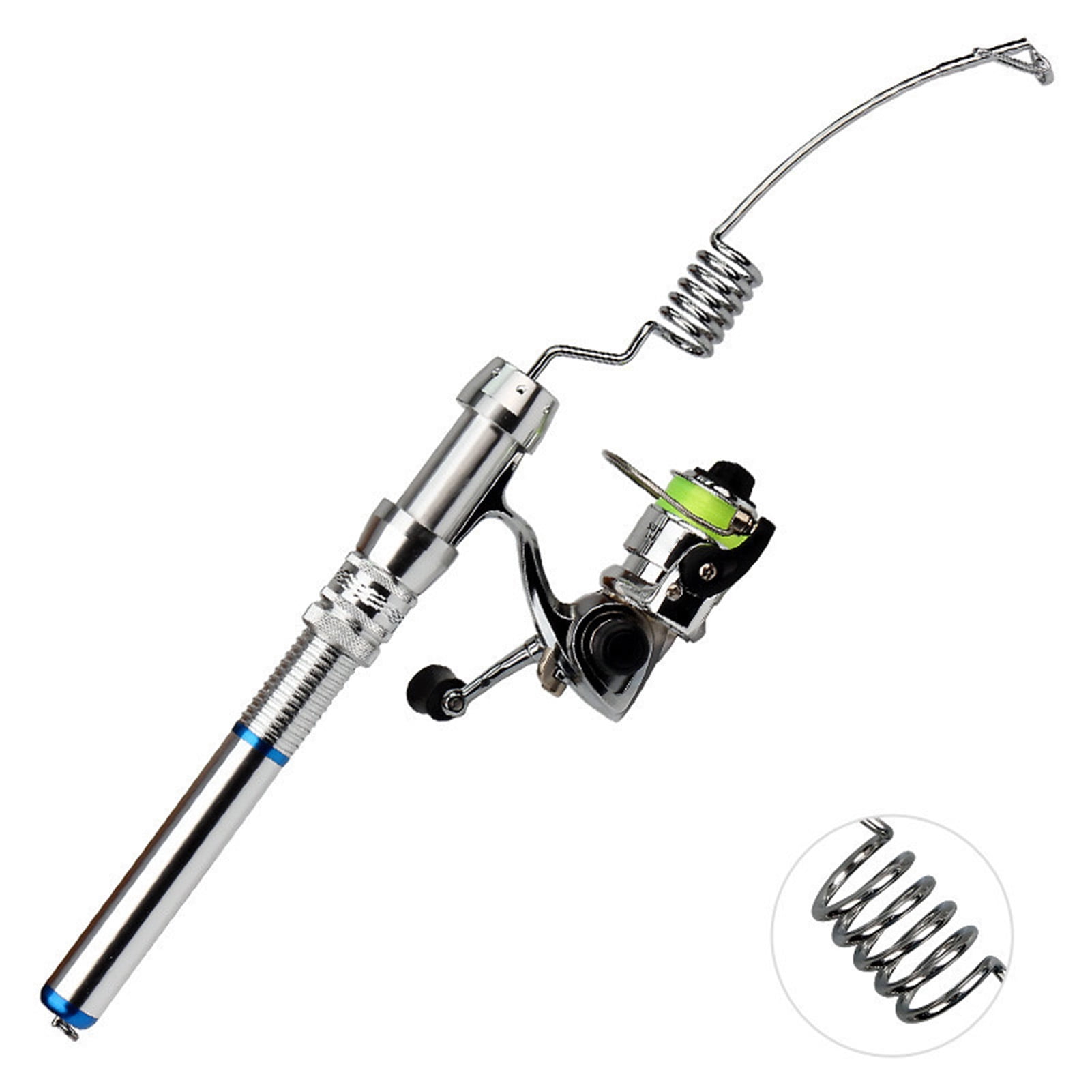 Fishing Kit Long Handle Spoon Three-section Ice Rod Reel Hooks Ice Fishing  Equipment Kit pesca accesorio - AliExpress