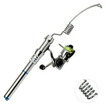 SPRING PARK Stainless Steel Spinning Fishing Rod & Reel Combo