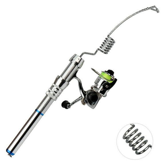 SPRING PARK Stainless Steel Spinning Fishing Rod & Reel Combo