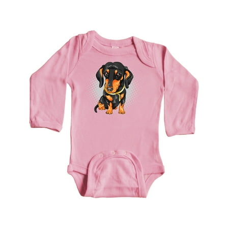 

Inktastic Dachshund Dog Gift Idea Gift Baby Boy or Baby Girl Long Sleeve Bodysuit