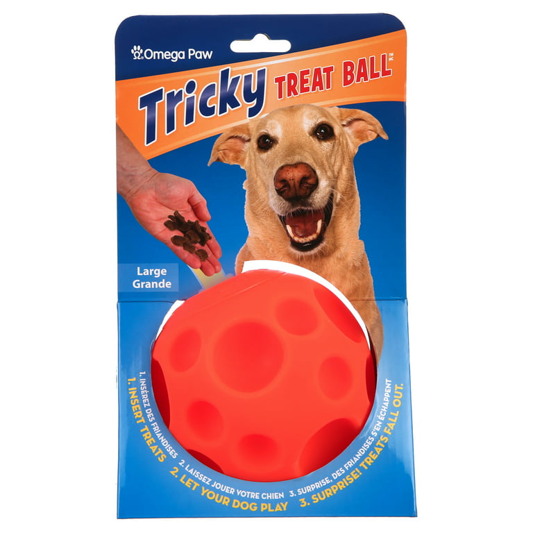 Evan Dog Toy Balls, 5 Inch Treat Tricky Ball Food Dispensing Toys