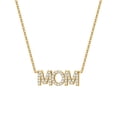 thumbnail image 1 of Gold Mom Rhinestone Necklace Mum Mama Family Mother Necklace With Rose Box Love Necklace Mom Anniversary Mom Mothers Day Gifts35cm&Gold-color Gao Jinjia LED, 1 of 2