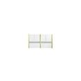 thumbnail image 4 of ACME Gaines Metal Legs Eastern King Bed in White High Gloss, 4 of 6