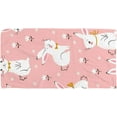 thumbnail image 5 of Face Towel Hand Cloth Terry Towels Washcloth Cute White Bunnies Seamless Bath Decor,for Hotel-Spa-Kitchen Multi-Purpose,Soft,Quick-Dry 30 X 15&nbsp;inch, 5 of 5