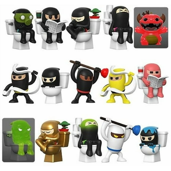FUNKO PAKA PAKA: Toilet Ninjas (One Random Figure Per Purchase), Funko, Gifts