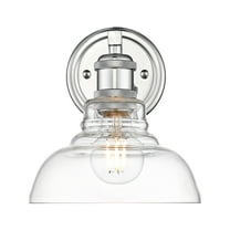 Yep by Golden Lighting Carver 1-light Vanity in Chrome