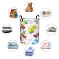 thumbnail image 4 of Gaeub Cute Transport Dirty Clothes Storage Basket, Toy Storage Bin for Storing Clothing, Diapers, Toys-Medium, 4 of 6