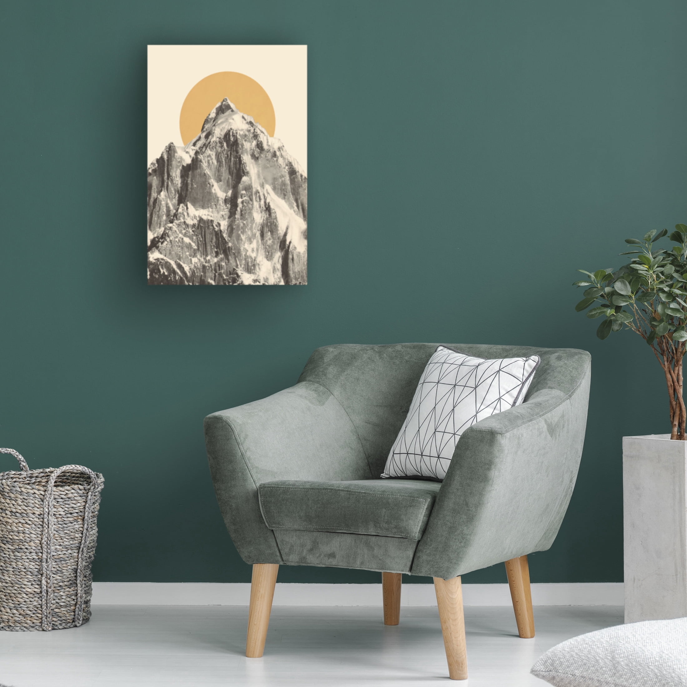 Trademark Fine Art Florent Bodart Mountainscape Canvas Wall Art